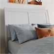 AFI Portland Twin XL Wood Foundation Bed Frame with Matching Footboard White