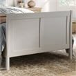 AFI Portland Twin XL Wood Foundation Bed Frame with Matching Footboard White