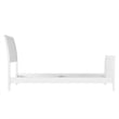 AFI Portland Twin XL Wood Foundation Bed Frame with Matching Footboard White