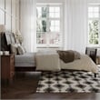 AFI Portland Twin XL Wood Foundation Bed Frame with Matching Footboard Walnut