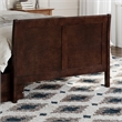 Portland Twin XL Storage Wood Platform Bed with Matching Footboard in Walnut