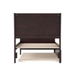 Portland Twin Wood Platform Bed with Matching Footboard & Trundle in Espresso