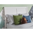 Portland Solid Wood Twin Storage Platform Bed with Matching Footboard in White