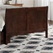 Portland Twin Storage Wood Platform Bed with Matching Footboard in Walnut