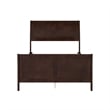 AFI Portland Full Wood Foundation Bed Frame with Matching Footboard Espresso