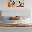 AFI Portland Full Wood Foundation Bed Frame with Matching Footboard White