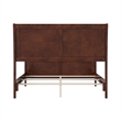 AFI Portland Full Wood Foundation Bed Frame with Matching Footboard Walnut