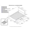 AFI Metro Solid Wood Full Bed and Footboard with Storage Drawers in White