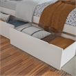 AFI Urban Twin Full Solid Wood Bed Drawers in White (Set of 2)