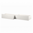 AFI Urban Twin Full Solid Wood Bed Drawers in White (Set of 2)