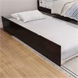 AFI Urban Solid Wood Mid-Century Twin Size Trundle in Espresso