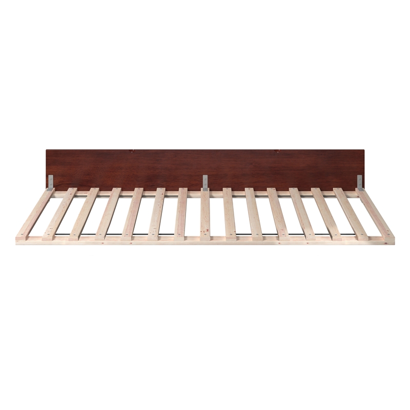 AFI Urban Solid Wood Mid-Century Twin Size Trundle in Walnut