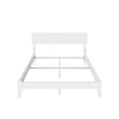 Orlando Full Solid Wood Foundation Bed in White