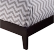 Nantucket Twin XL Solid Wood Foundation Bed in Espresso