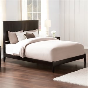 Nantucket Full Solid Wood Foundation Bed in Espresso