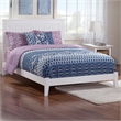 Nantucket Full Solid Wood Foundation Bed in White