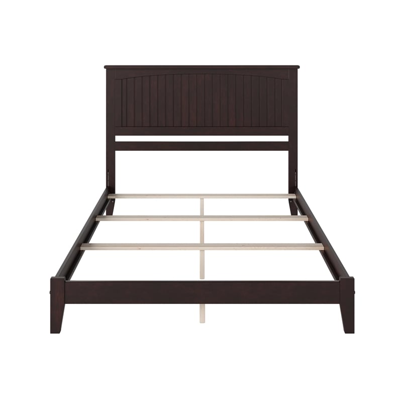 Nantucket Queen Solid Wood Foundation Bed in Espresso