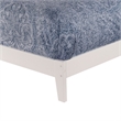 Nantucket Queen Solid Wood Foundation Bed in White