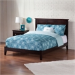Madison Full Solid Wood Foundation Bed in Espresso