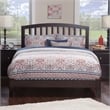 Richmond Full Solid Wood Foundation Bed in Espresso