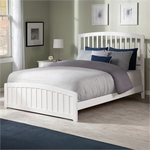 Richmond Full Solid Wood Foundation Bed in Walnut