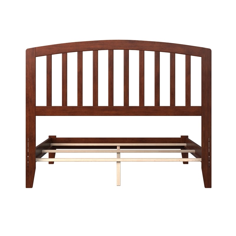 Richmond Full Solid Wood Foundation Bed in Walnut