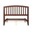 Richmond Full Solid Wood Foundation Bed in Walnut