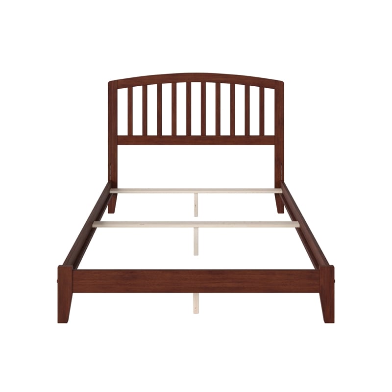 Richmond Full Solid Wood Foundation Bed in Walnut