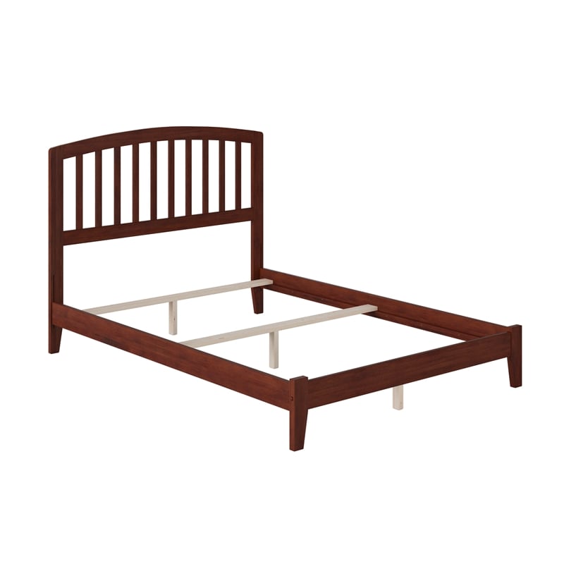 Richmond Full Solid Wood Foundation Bed in Walnut