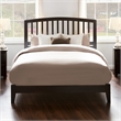Richmond Queen Solid Wood Foundation Bed in Espresso