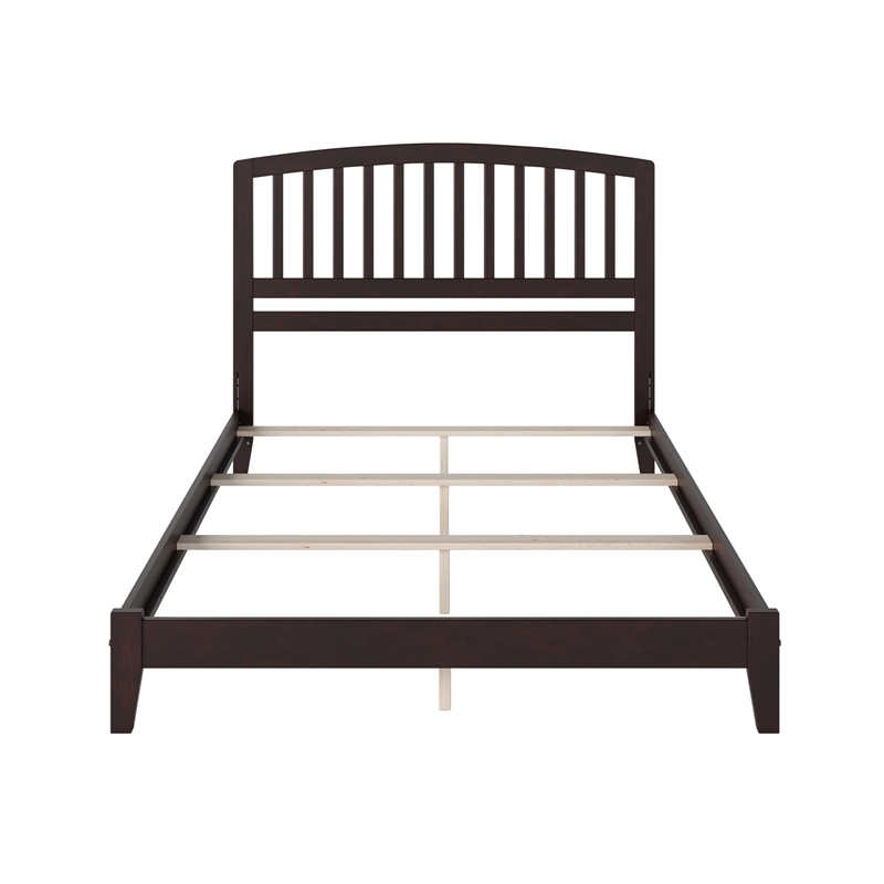 Richmond Queen Solid Wood Foundation Bed in Espresso