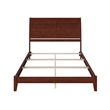 Portland Queen Solid Wood Foundation Bed in Walnut