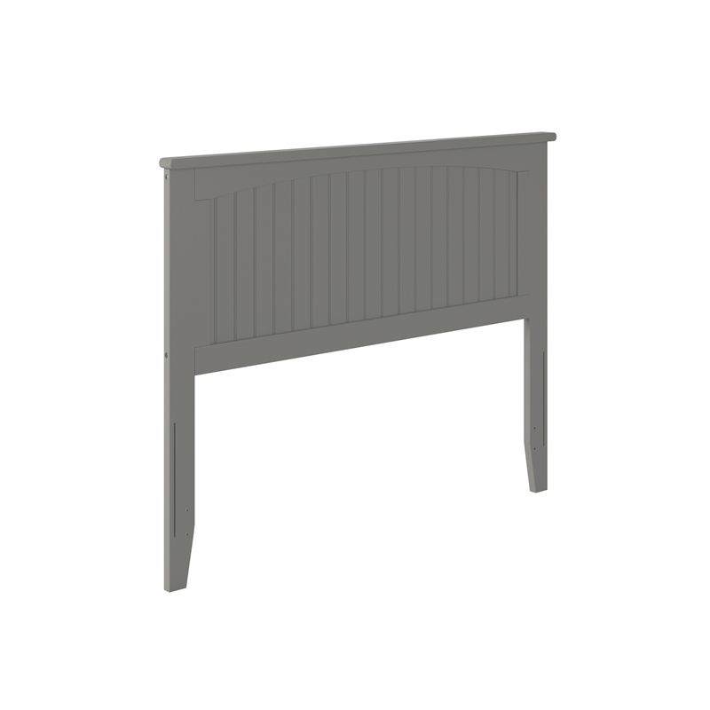 Nantucket Full Wood Panel Headboard in Grey