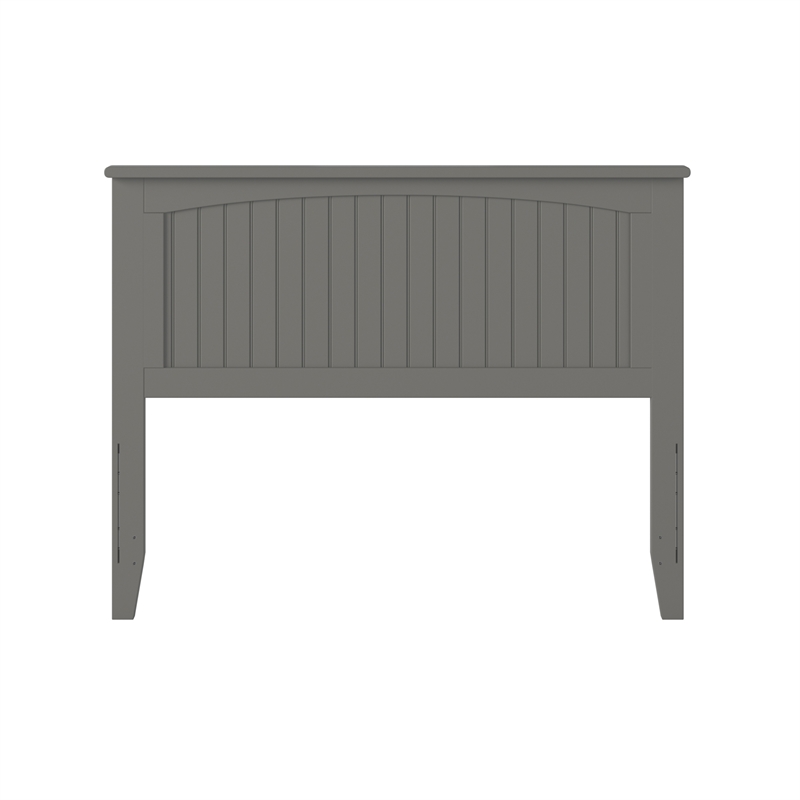 Nantucket Full Wood Panel Headboard in Grey