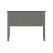 Nantucket Full Wood Panel Headboard in Grey
