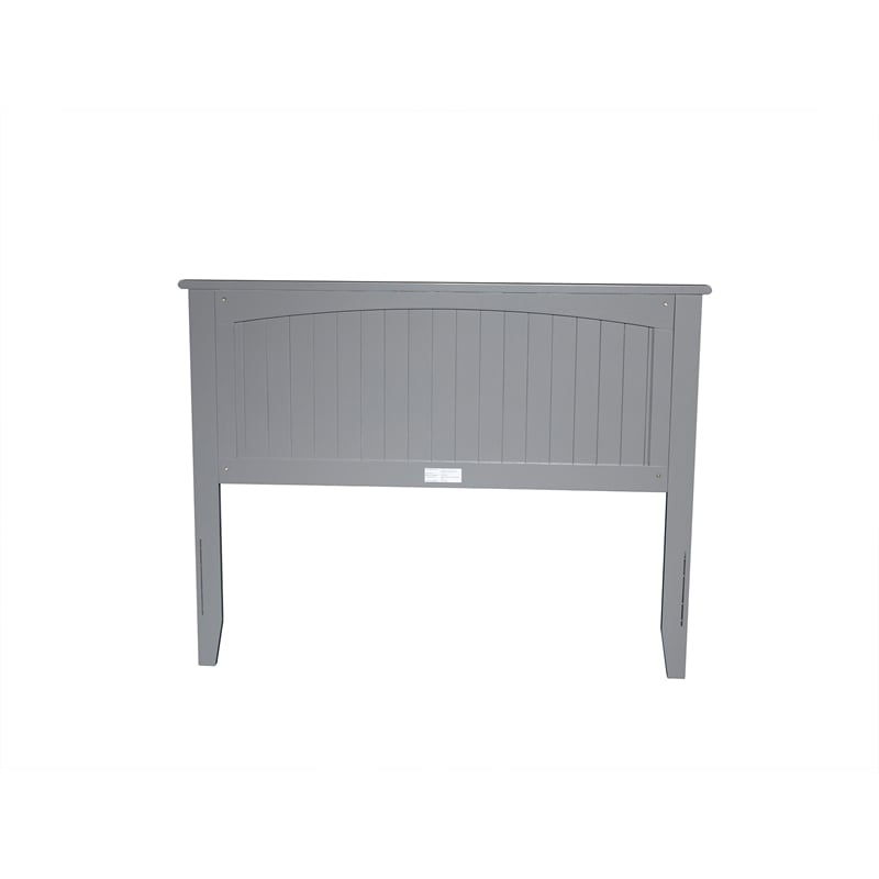 Nantucket Full Wood Panel Headboard in Grey