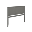 Madison Queen Solid Wood Panel Headboard in Grey