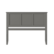 Madison Queen Solid Wood Panel Headboard in Grey