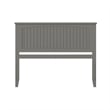 Nantucket King Wood Panel Headboard in Grey