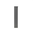 AFI Newport Twin Solid Wood Bookcase Headboard in Gray