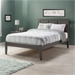 Madison Full Solid Wood Platform Bed in Grey