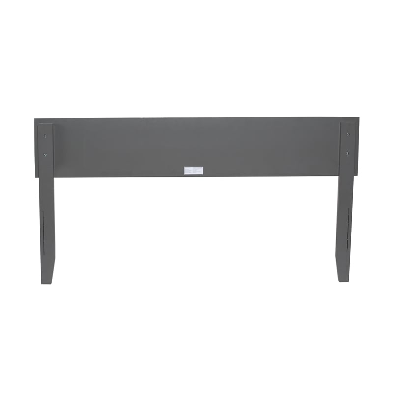 Orlando Full Modern Wood Panel Headboard in Grey