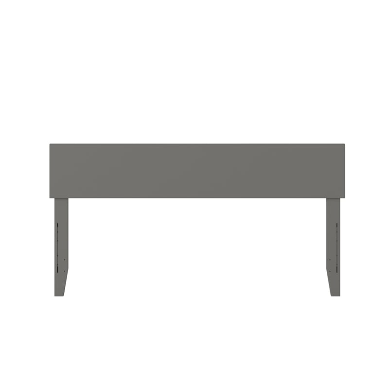 Orlando King Modern Wood Panel Headboard in Grey