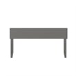 Orlando King Modern Wood Panel Headboard in Grey