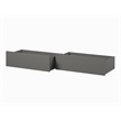 AFI Urban Solid Wood Twin or Full Bed Drawer in Gray (Set of 2)