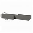 AFI Urban Solid Wood Twin XL / Queen / King Bed Drawer in Gray (Set of 2)