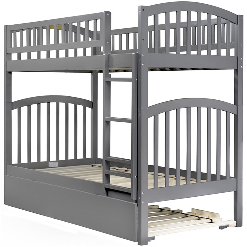 Ashley Furniture Lulu Wood Twin Loft Bed in White B1021768TKIT
