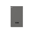 AFI Southampton Queen Solid Wood Murphy Bed Chest with Mattress in Gray