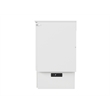 AFI Monroe Solid Wood Queen Murphy Bed Chest with USB Charging Station in White