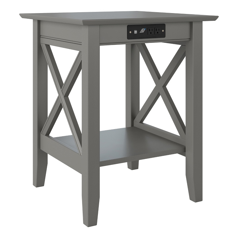 Korfile Printer Stand With Storage, Small Rolling Printer Table For